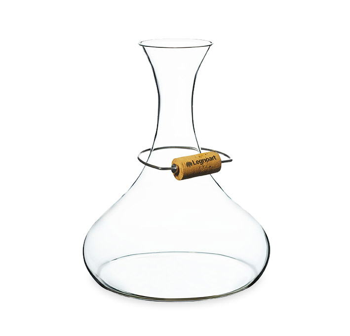 Legnoart LANGHE DV10 Dekanteringskaraffel med korkholder 2,5 L Legnoart LANGHE DV10 Dekanteringskaraffel med korkholder 2,5 L